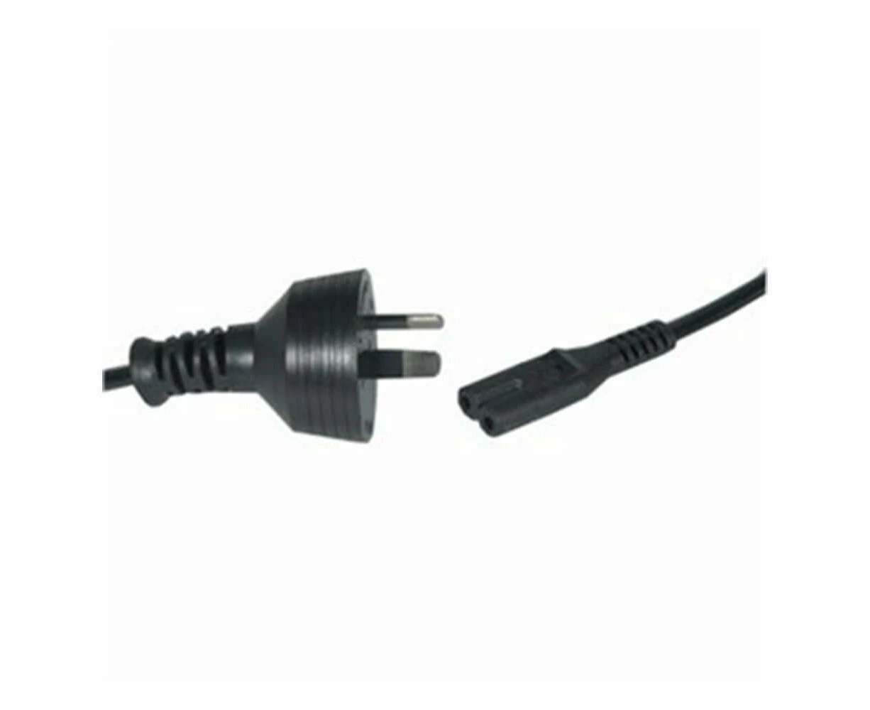 Jaycar 2 Pin Mains Plug to IEC C7 Socket (5m)