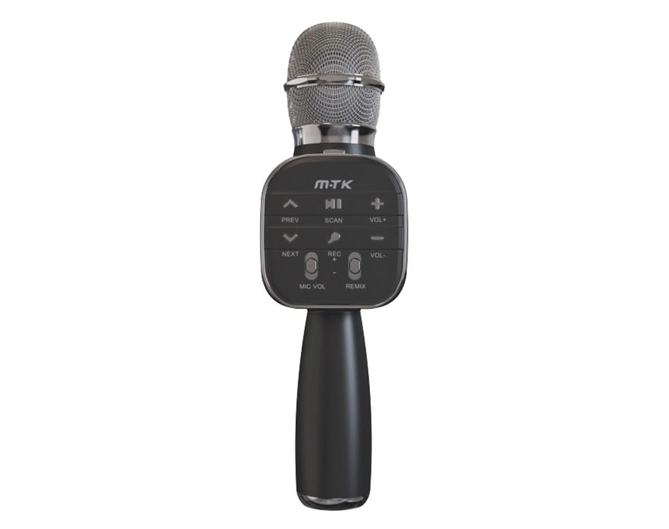 Moveteck Bluetooth Wireless Karaoke Microphone TWS Rechargeable Built-In Speaker TR9181 - Black