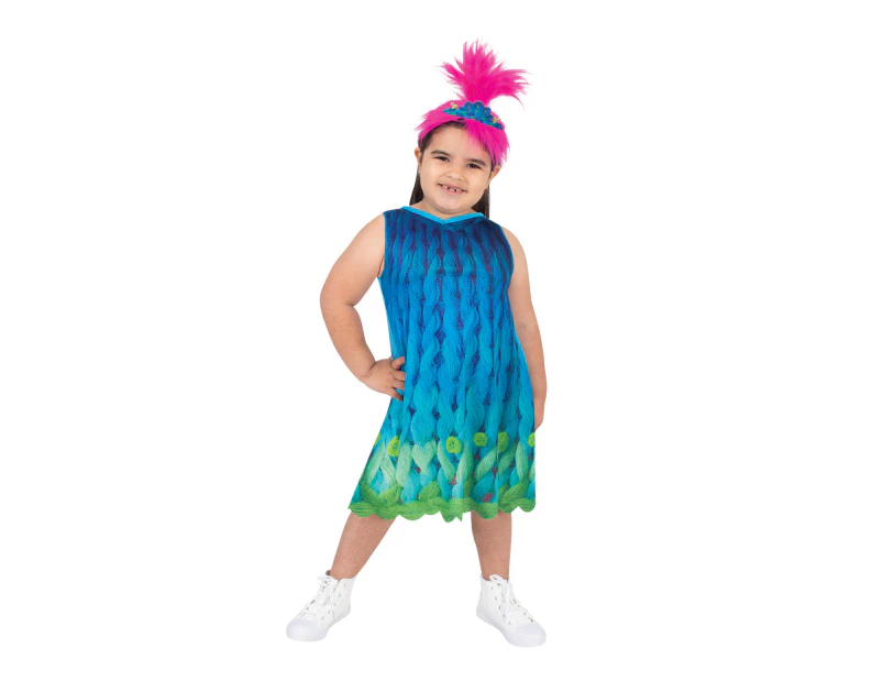 Poppy Costume for Kids - Dreamworks Trolls 3