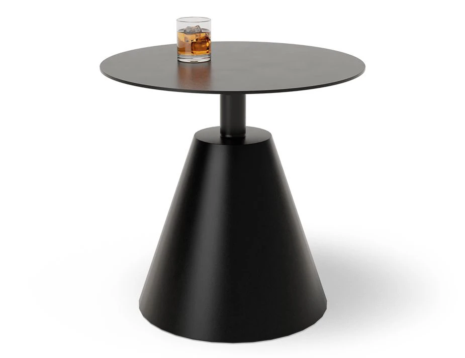 Corvo Outdoor Side Table - Matt Black