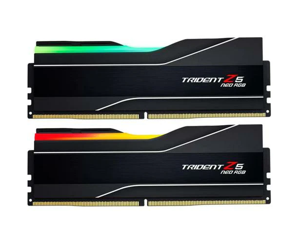 G.SKILL Trident Z5 NEO RGB 32GB DDR5 Desktop RAM Kit 2x 16GB - 6000MT/s - CL36 - 1.35V - 36-36-36-96 AMD EXPO Optimized [F5-6000J3636F16GX2-TZ5NR]