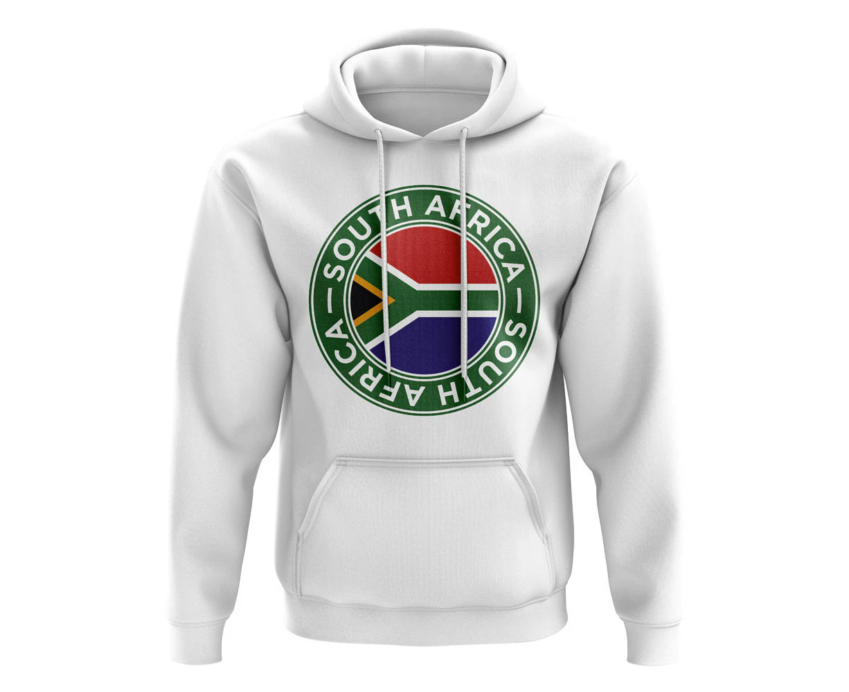 South Africa Football Badge Hoodie (White)