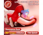 Tongue Licking Vibrator Nipples Massager for Female Masturbation & Couples Foreplay