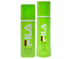 Fila Fresh Green by Fila for Men - 2 Pc Gift Set 3.4oz EDT Spray, 8.4oz Body Spray