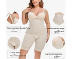 Shapewear for Women Tummy Control Post Surgery Compression Body Shaper with Open Crotch-colour