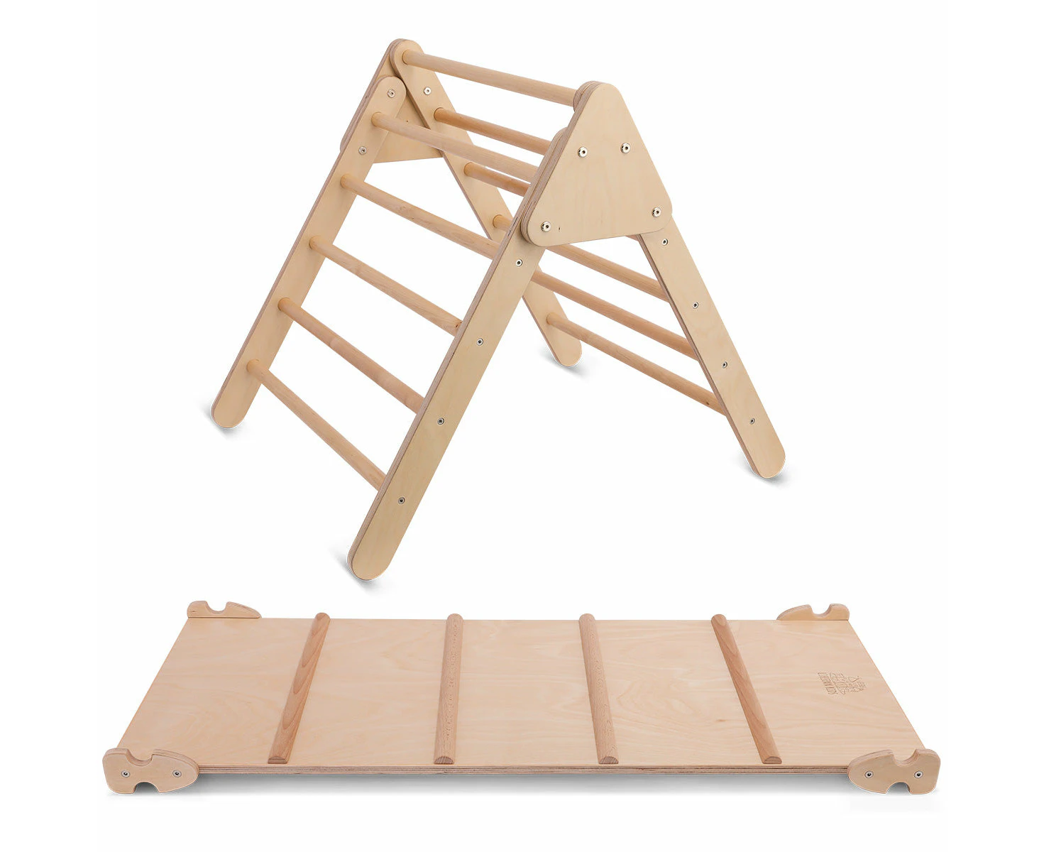 Lifespan Pikler Climbing Frame Package with Slide & Triangle