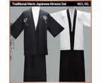 Japanese kimono men's formal dress Japanese cuisine dress Traditional costume