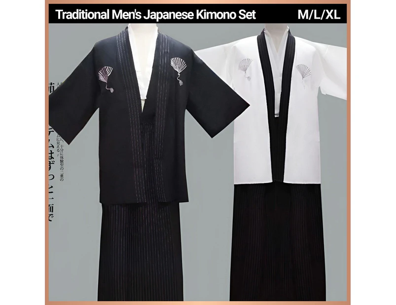 Japanese kimono men's formal dress Japanese cuisine dress Traditional costume