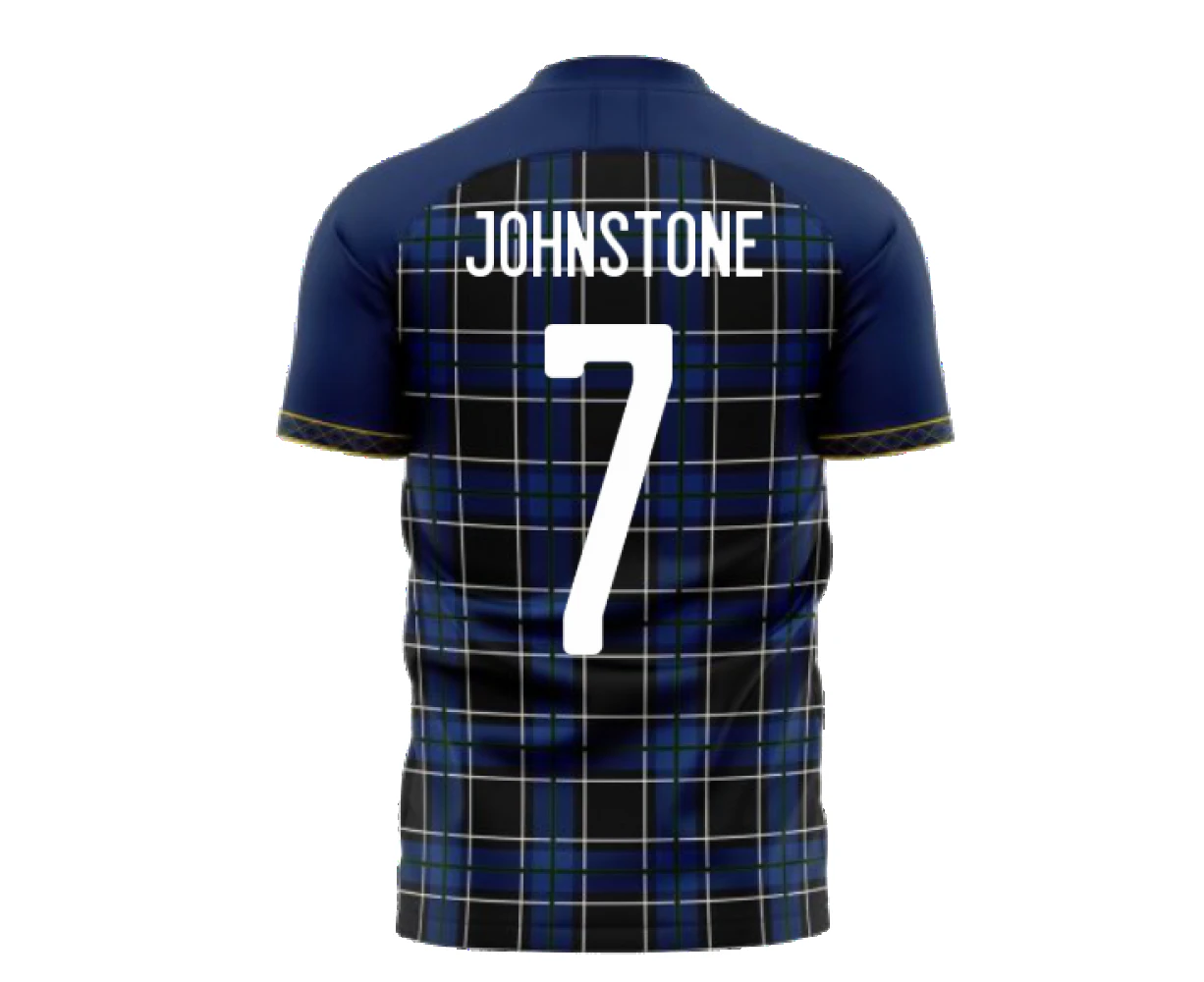 Scotland 2023-2024 Home Concept Football Kit (Libero) (JOHNSTONE 7)