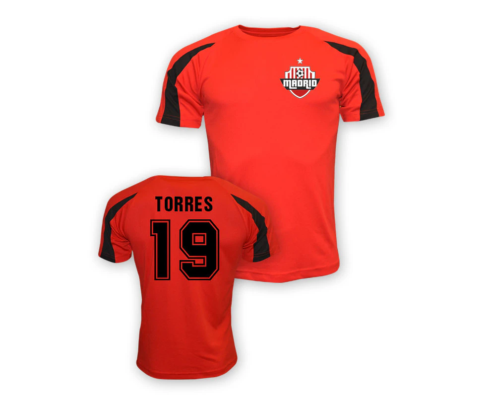 Fernando Torres Atletico Madrid Sports Training Jersey (red)