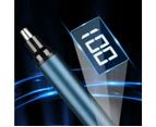 Ear and Nose Hair Trimmer with LED Display, USB Rechargeable Nose Trimmer for Men Women