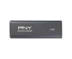 PNY ELITE X USB 3.2 Gen 2x2 2TB Portable SSD [PSD0CS2360-2TB-RB]