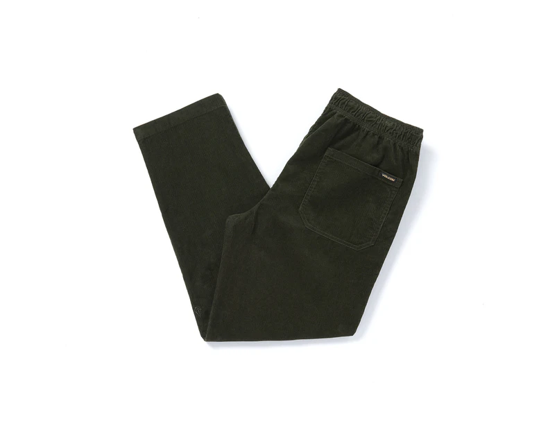 Volcom Men's Psychstone Elastic Waist Pants - Squadron Green