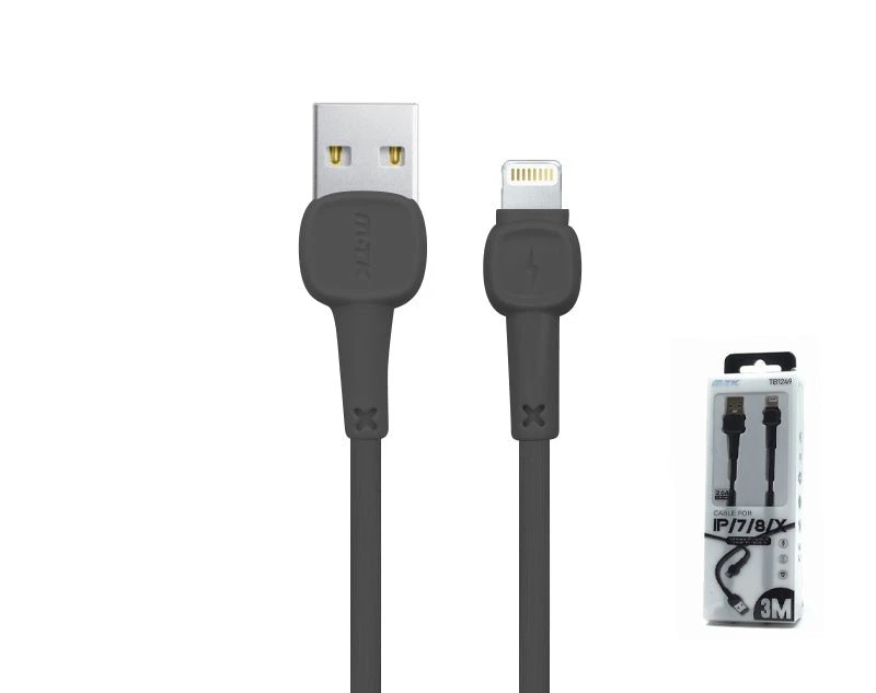 Moveteck Lightning to USB Data Cable 3m TB1249 - Black