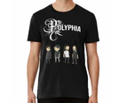 polyphia band - graphic design T-shirt - Black