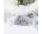 Organza Bag Sheer Bags Jewellery Wedding Candy Packaging Sheer Bags 7*9 cm - Lake Blue
