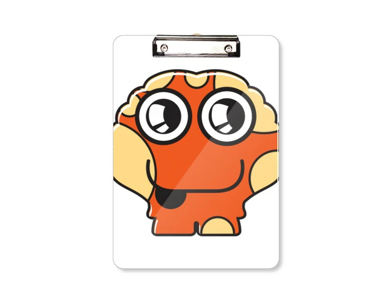 Universe And Alien Orange Alien Clipboard Folder Writing Pad Backing Plate A4