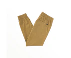 Volcom Men's Frickin Slim Jogger Elastic Waist Pants - Dark Khaki