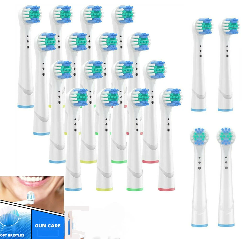 Replacement Brush Heads for Oral B 20 Pack, Toothbrush Replacement Heads Compatible with Oral-B Brush Heads 7000/Pro 9600/8000/5000/3000/1000 and More