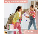 Mini Karaoke Machine for Kids: Portable Singing Machine with 2 Wireless Microphones for Girls - Popular Birthday Gifts Ideas