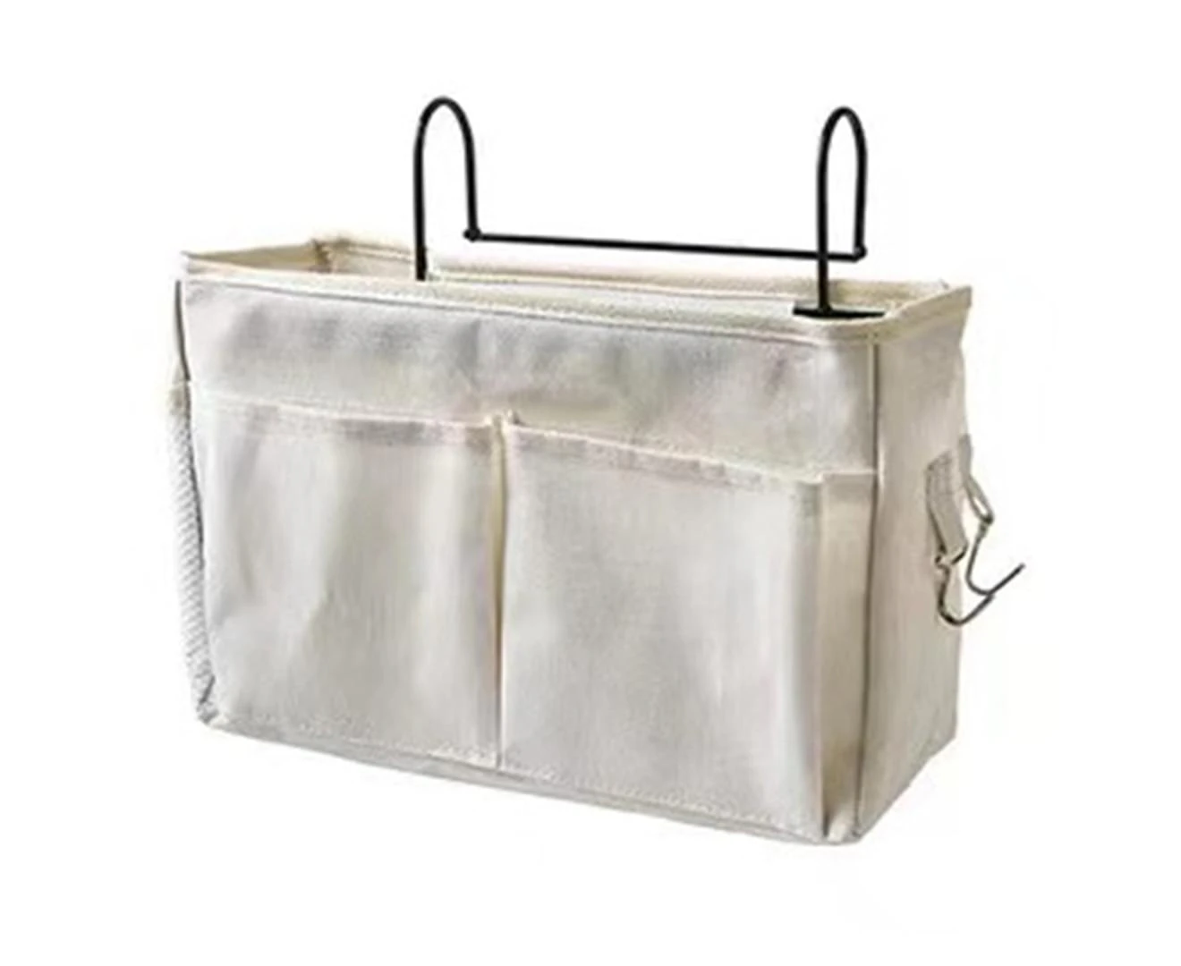 Storage Pouch Easy to Install Large Capacity Portable Hanging Storage Pouch for Home-White