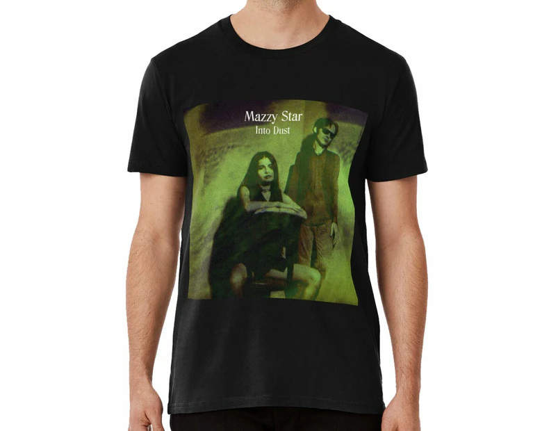 Mazzy Star - Into Dust Cover T-shirt retro guitar band nirvana hole - Black