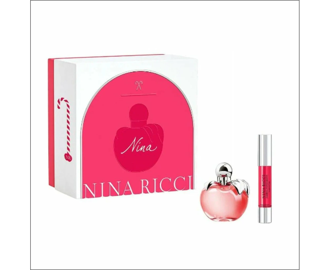 Nina Ricci Nina Woman Set Eau De Toilette & Lipstick Matte 2.5g (new Pack) 50ml