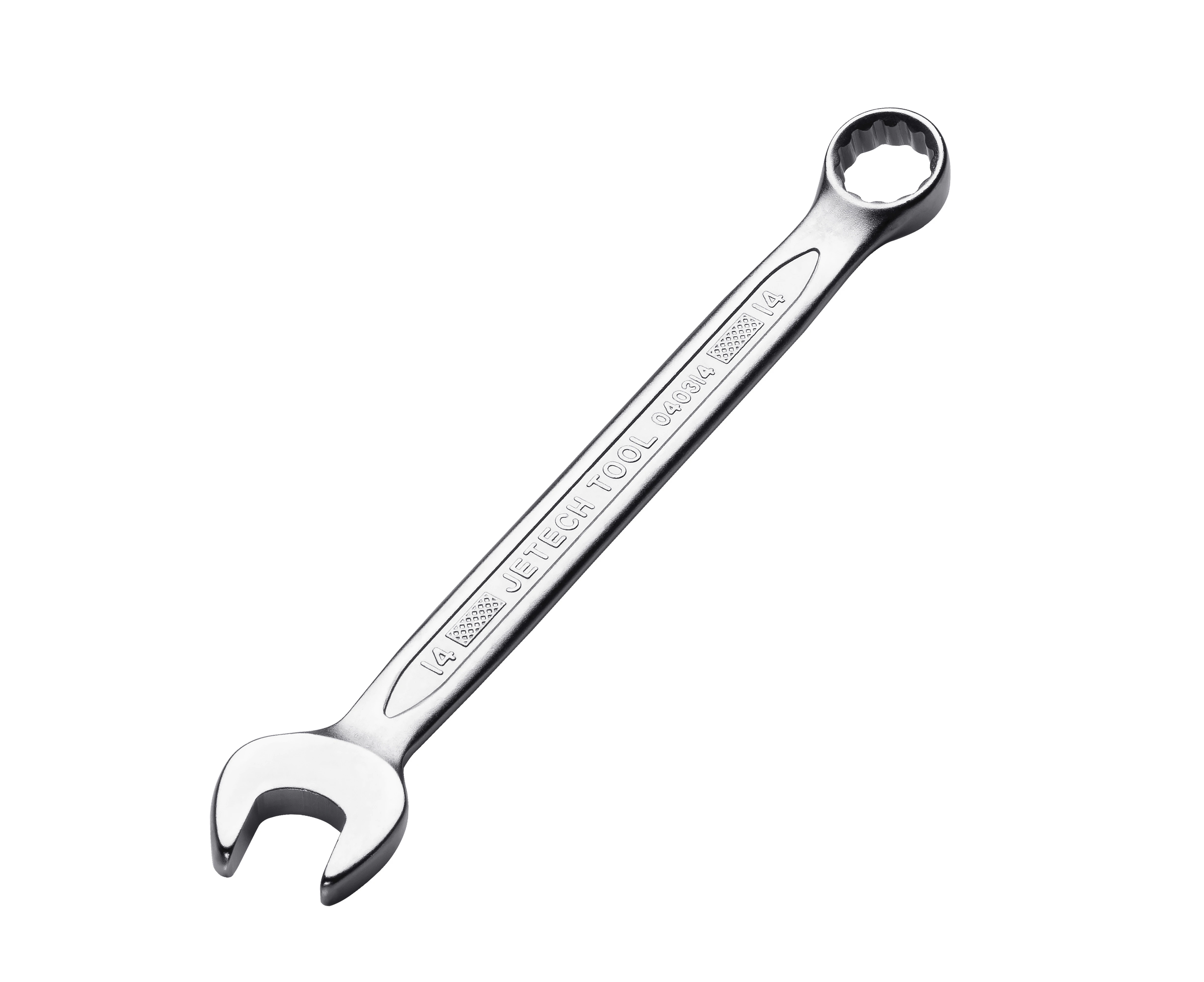 Jetech 14mm Combination Wrench - Durable Cr-V Steel High Strength Spanner in Sand Blasted Finish