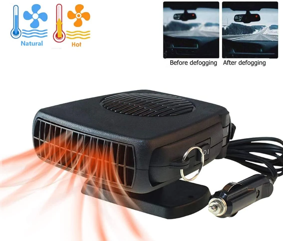 2022 Portable Car Heater, 12V Portable Car Heater 2 In 1, Fast Heating Car Defroster