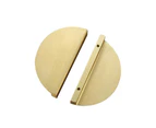 Door Pull With Screws Cupboard Handle Decor Home Semi Circle Cabinet Knob Diy - Copper