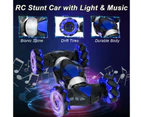 Gesture Sensing RC Stunt Car with Light & Music, Gesture RC Car, Hand Controlled Remote Control Car, 4WD OffRoad Drift Twist Car, Best Birthday Gif