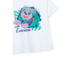 Paw Patrol Girls Short Sleeved T-Shirt (White)