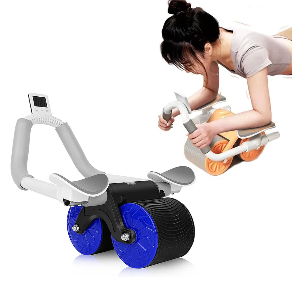 Gymeek Abdominal Roller Wheel with Elbow Support - Orange