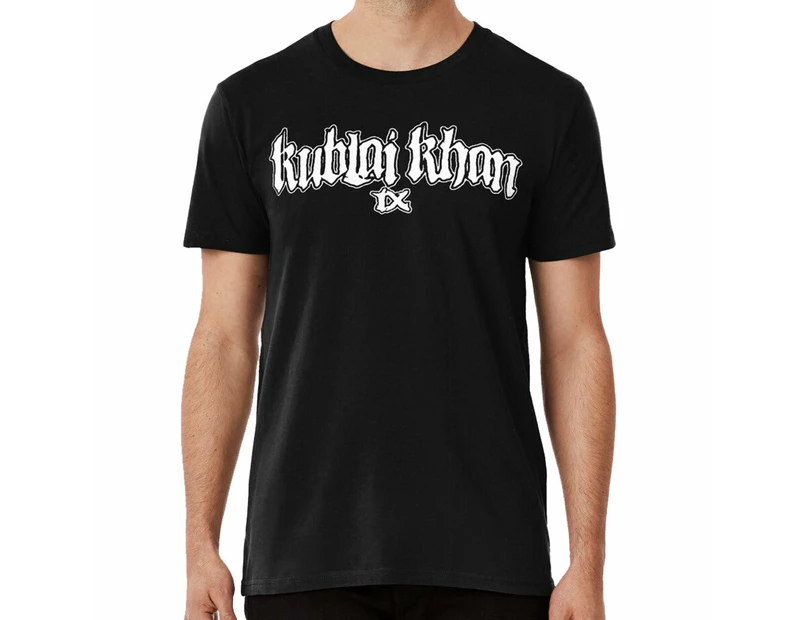 Kublai Khan TX Band designs T-shirt kublai khan tx lyrics kublai khan tx vocalist - Black