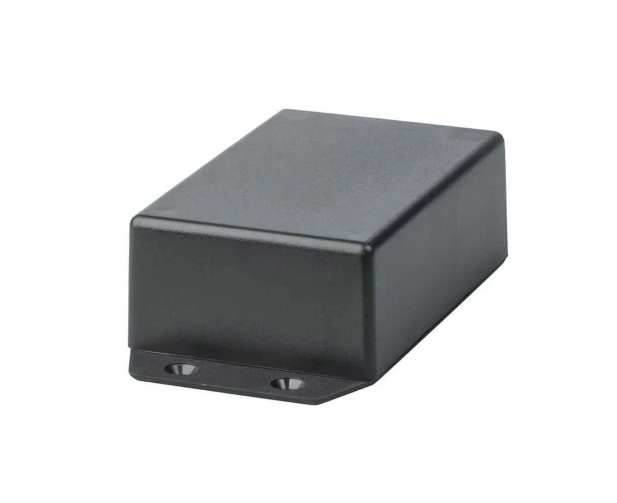 Jaycar Jiffy Box with Flange Black (83x54x31mm)