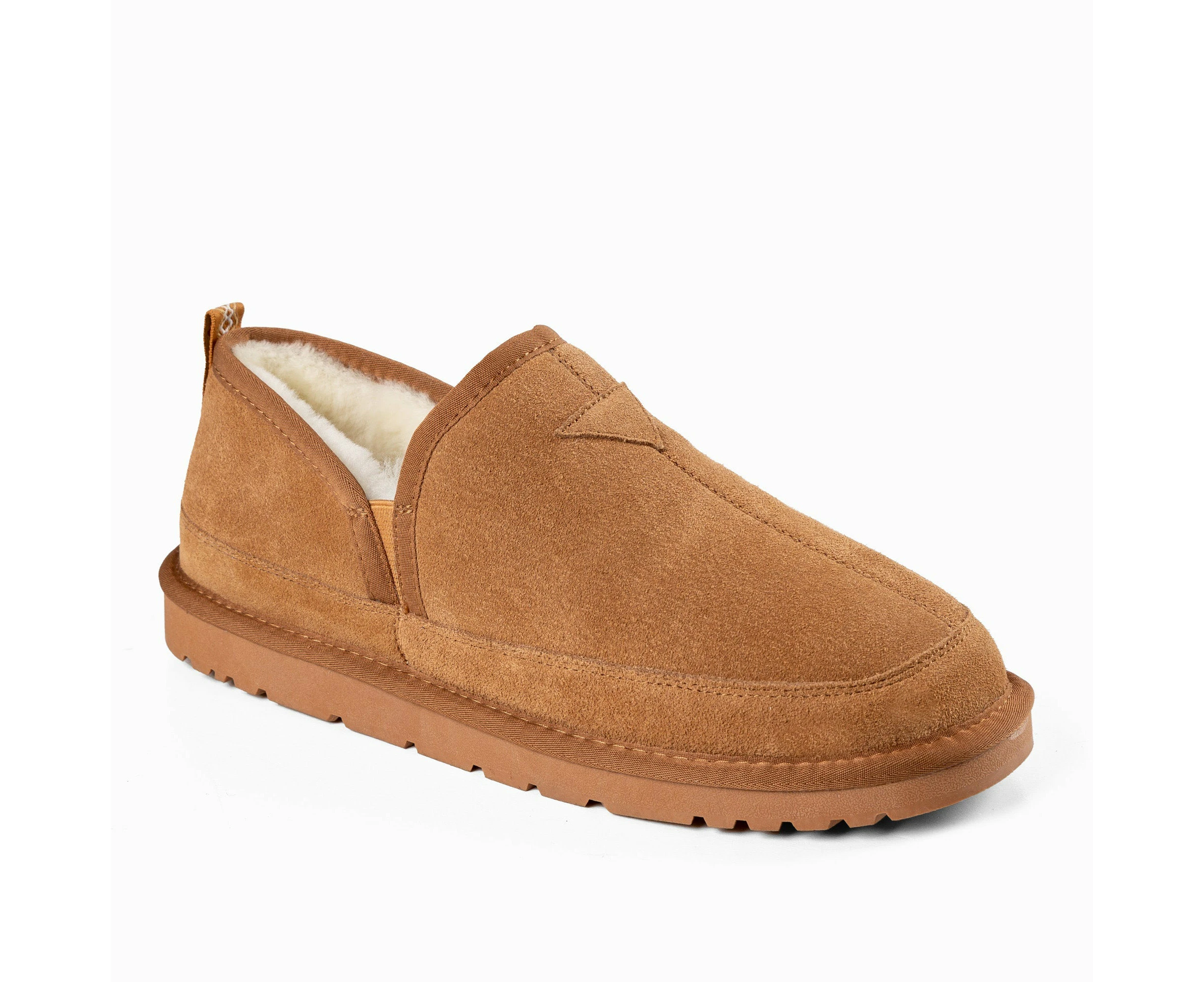 Ugg Slippers Premium Sheepskin Men's Alder Slipper Suede - Chestnut - Brown