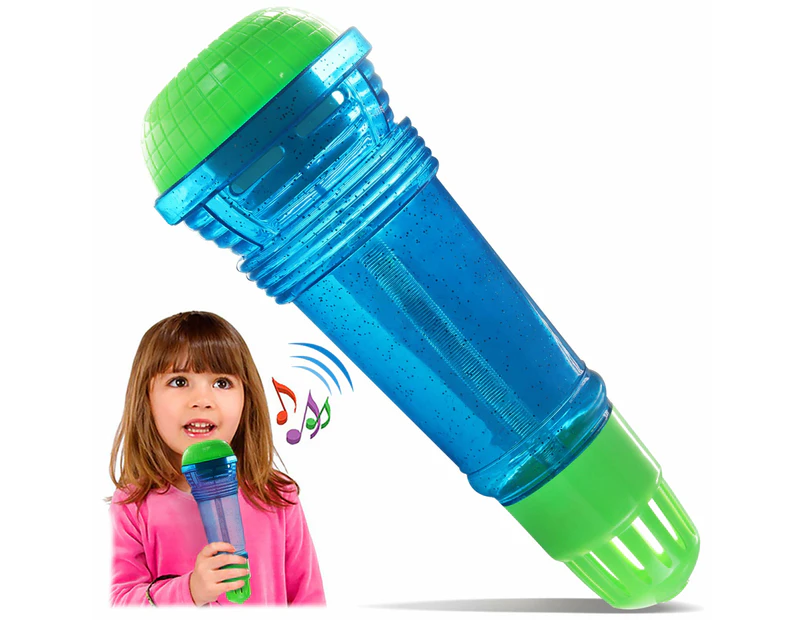 Place Echo Mic for Kids and Toddlers - Battery-Free Magic Karaoke Microphone Voice Amplifying Retro Toy for Singing, Speech & Communication Therapy