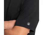 Volcom Men's Aus Solid Short Sleeve Tee - Black