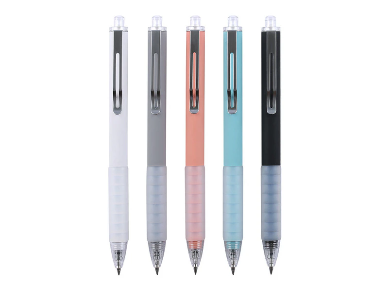 Ballpoint Pens Medium Point 1mm Black Ink Work Pen with Super Soft Grip Ball Point Pen for Men Women Retractable Office Pens (Black ink, Black-10）