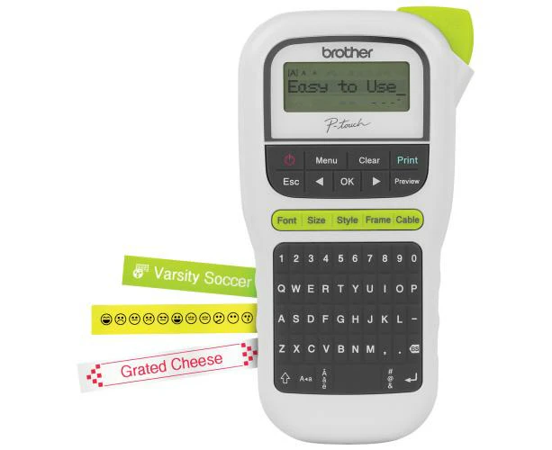 Brother P-touch PTH110W Label Maker - White  Durable [PTH110]