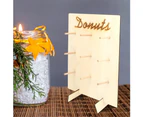 Innovative Doughnut Rack DIY Wall Hanging Storage Rack Christmas Party Decoration