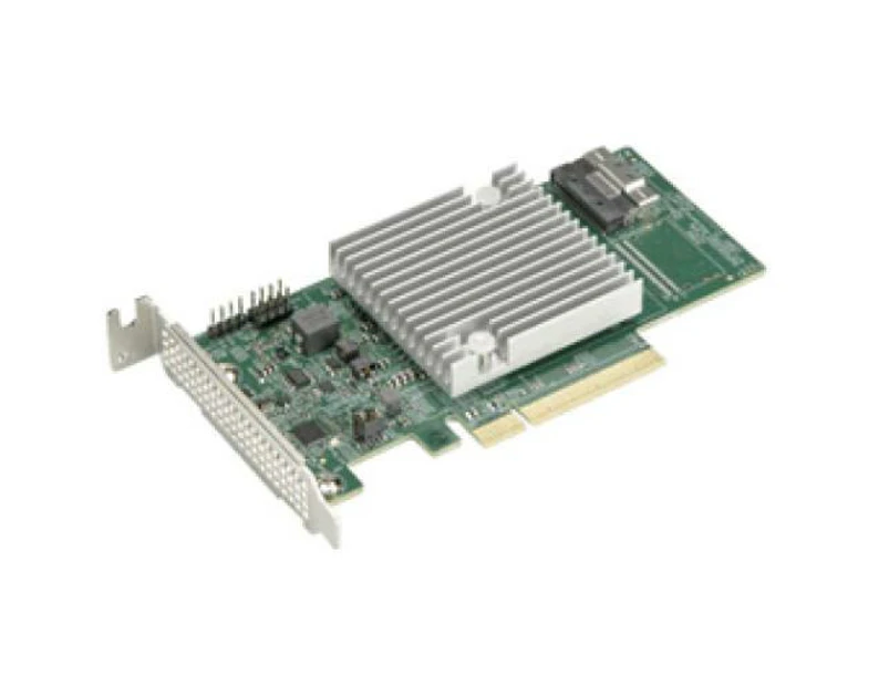 Supermicro Add-on Card S3808L-L8IT HBA, 8 Port Internal 12Gb/s SAS/SATA, Broadcom 3808, 8x PCIe Gen 4.0, 1x SlimSAS x8 connector [AOC-S3808L-L8IT-O]