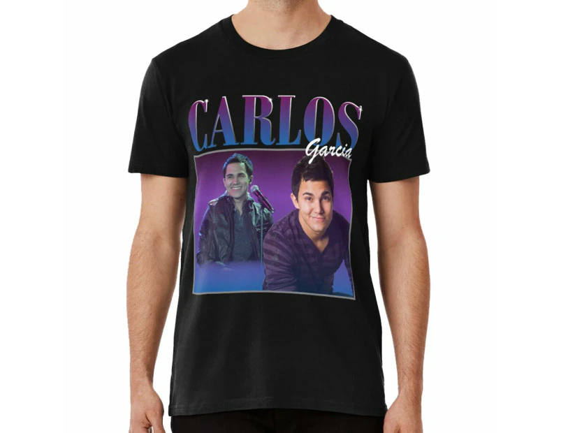 carlos btr T-shirt big time rush pop music kendall knight kendall schmidt - Black