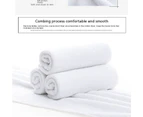 4 Pack White Towels - Soft Cotton Highly Absorbent Hotel spa Bathroom Towel Collection-30 * 60cm 45g