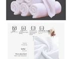 4 Pack White Towels - Soft Cotton Highly Absorbent Hotel spa Bathroom Towel Collection-30 * 60cm 45g