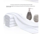 4 Pack White Towels - Soft Cotton Highly Absorbent Hotel spa Bathroom Towel Collection-30 * 60cm 45g