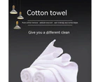 4 Pack White Towels - Soft Cotton Highly Absorbent Hotel spa Bathroom Towel Collection-30 * 60cm 45g