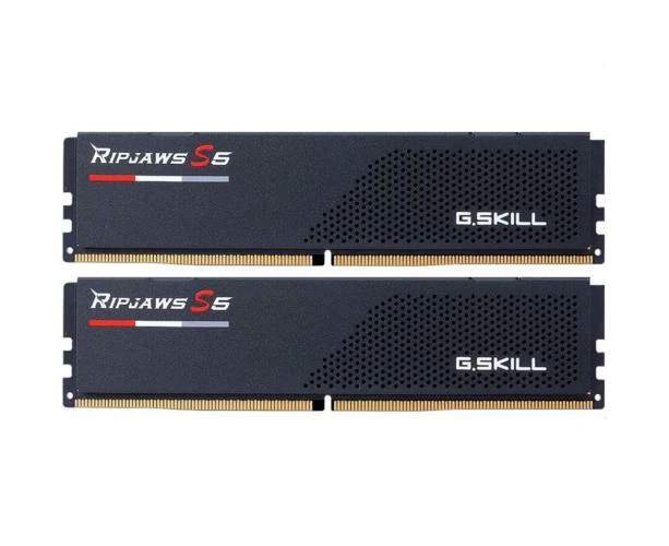 G.SKILL Ripjaws S5 32GB DDR5 Desktop RAM Kit - Black 2x 16GB - 5600Mhz - CL40 - 1.2V - 40-40-40-89 - F5-5600J4040C16GX2-RS5K [F5-5600J4040C16GX2-RS5K]