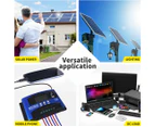 30A Solar Charge Controller 12V 24V Regulator Auto Dual USB Mppt Battery