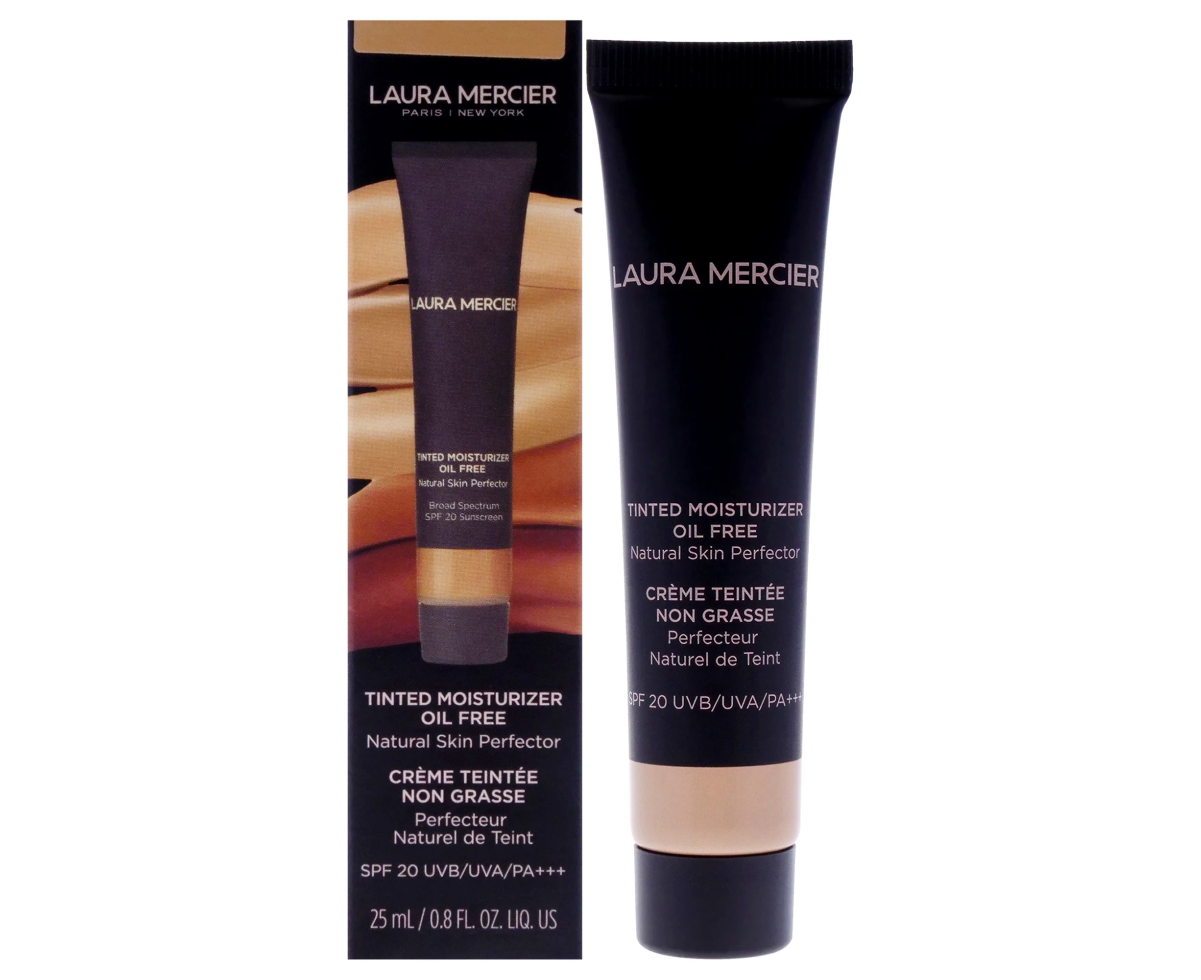 Tinted Moisturizer Oil Free Natural Skin Perfector Mini SPF 20 - 2N1 Nude by Laura Mercier for Women - 0.8 oz Foundation